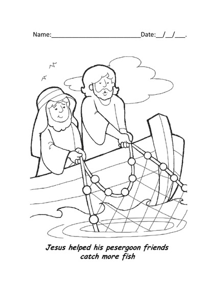 Coloring with Purpose - The Great Catch