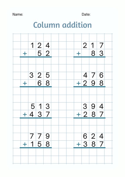 Column Addition