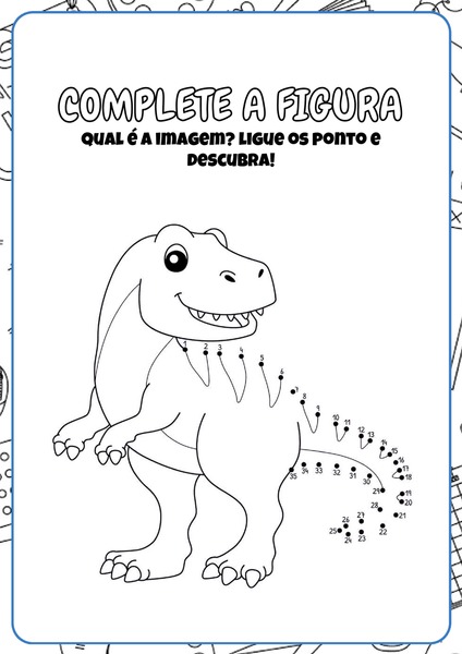 Complete the Figure - Dinosaur