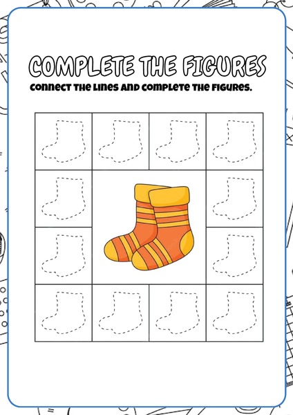 Complete the Figures - Socks