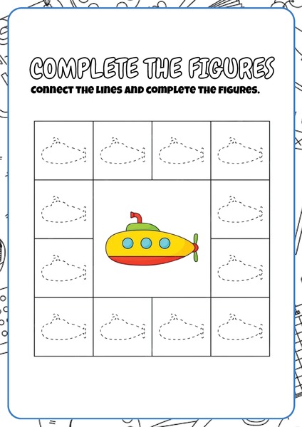 Complete the Figures - Submarine