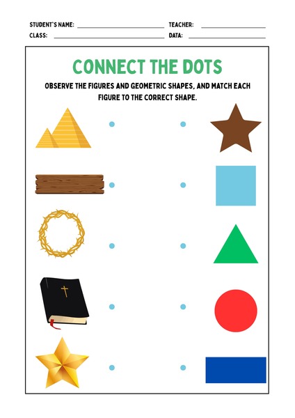 Connect the Dots - Geometric Shapes
