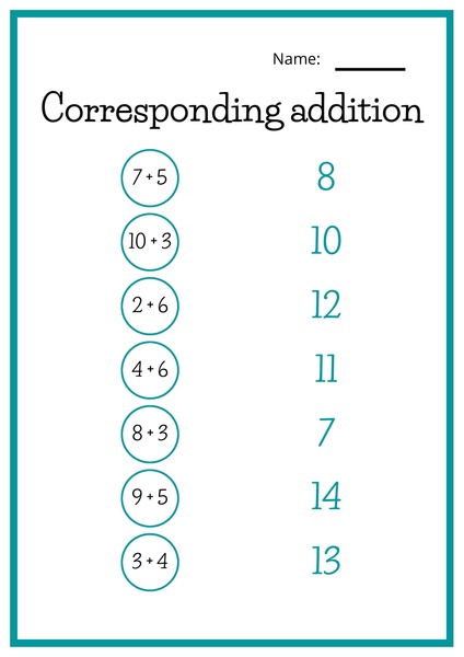 Corresponding Addition