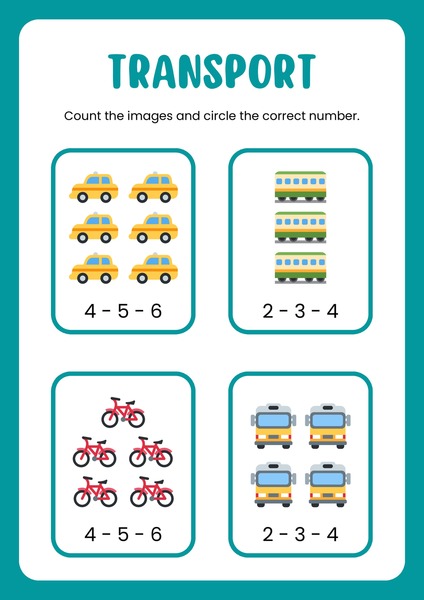 Count the Pictures - Transportation