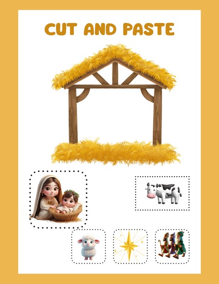 Cut and Paste - The Birth of Jesus