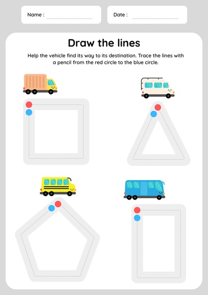 Draw the Lines - Vehicles