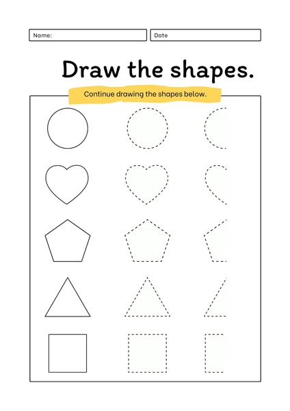 Draw the Shapes