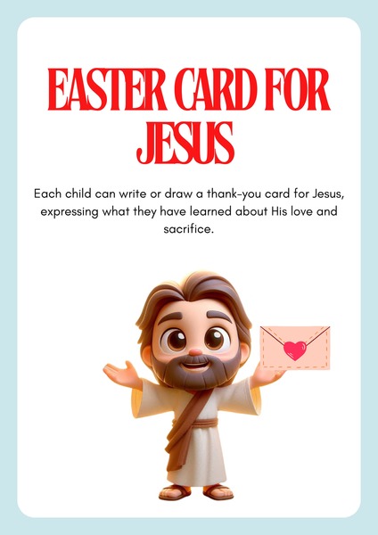 Easter Card for Jesus