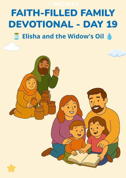 Faith-Filled Family Devotional - Elisha and the Widow's Oil