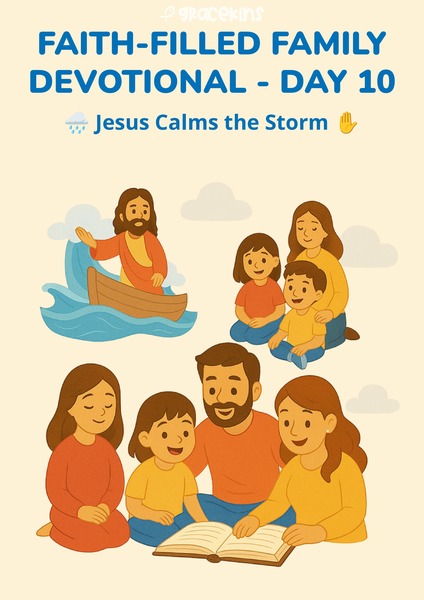 Faith-Filled Family Devotional - Jesus Calms the Storm