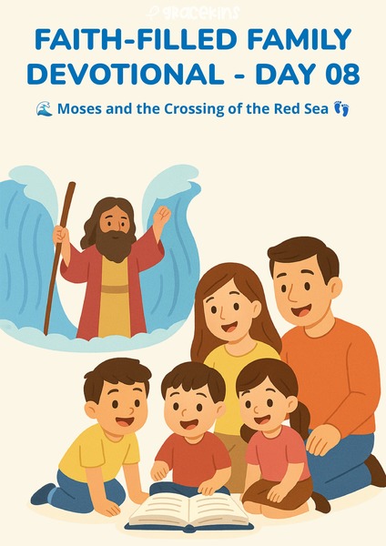 Faith-Filled Family Devotional - Moses Parts the Red Sea