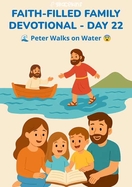 Faith-Filled Family Devotional - Peter Walks on Water