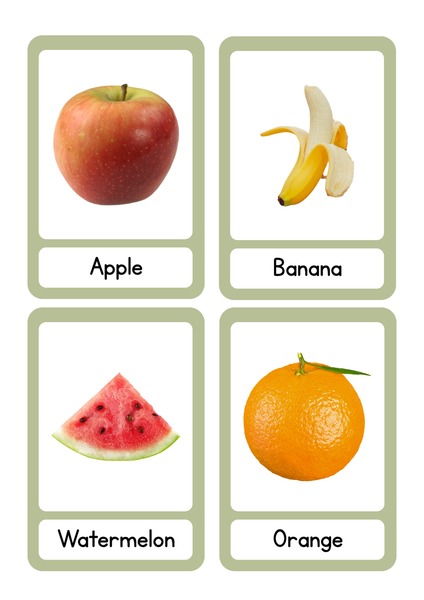 Flashcards - Fruits