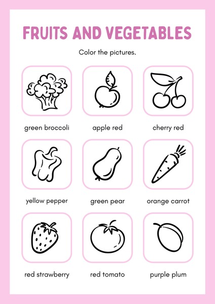 Fruits and Vegetables