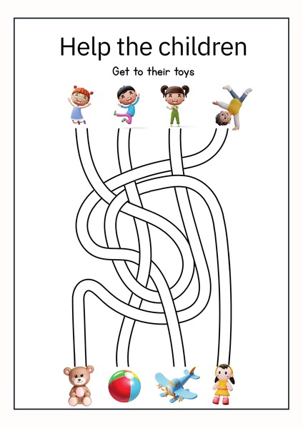 Help the Children Get to Their Toys