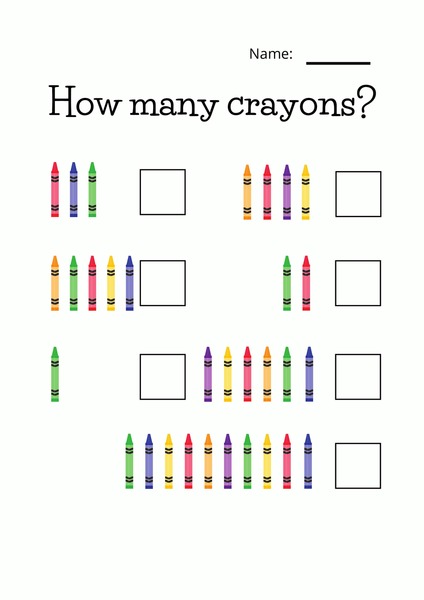 How Many Crayons?