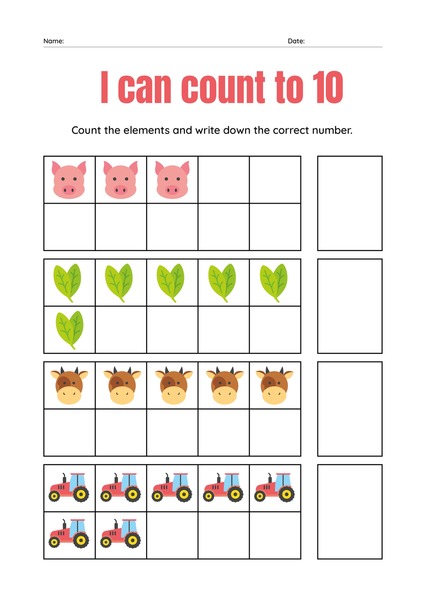 I Can Count to 10