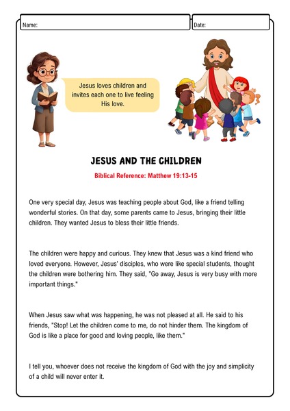 Jesus and the Children v.2