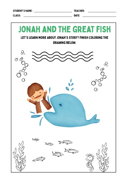 Jonah and the Great Fish v.3
