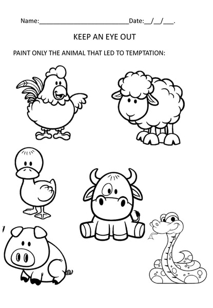 Keep an Eye Out - Animal That Led to Temptation