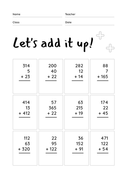 Let's Add! v.11