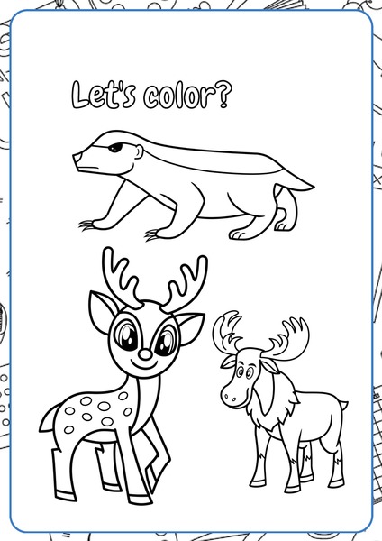 Let's Color - Animals v.3
