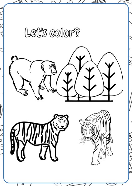 Let's Color - Animals v.4