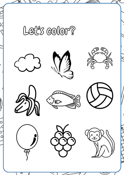 Let's Color - Nature and Objects v.2