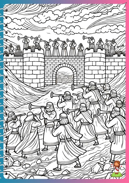 Let's Color - The Walls of Jericho