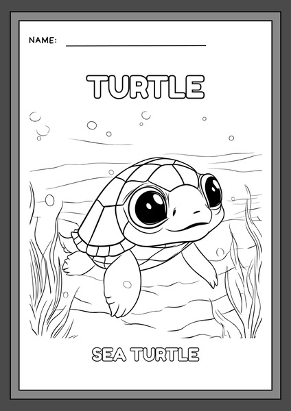 Let's Color - Turtle