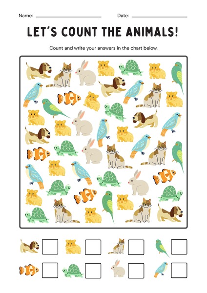 Let's Count the Animals v.2