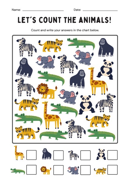 Let's Count the Animals