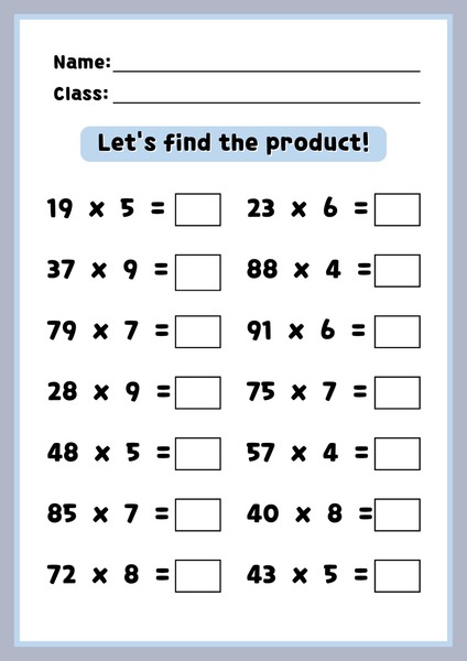 Let's Find the Product!