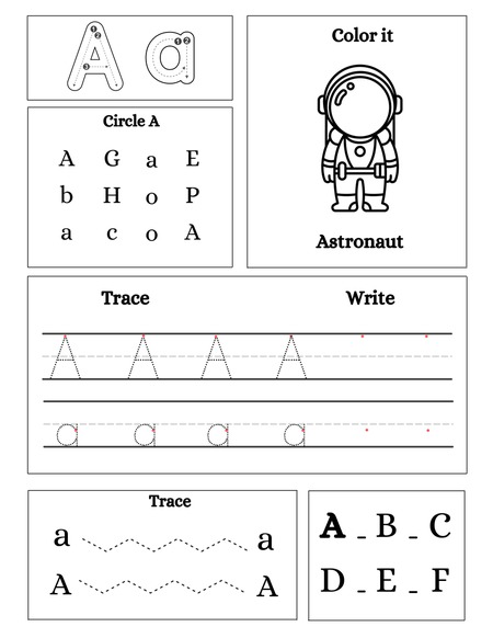 Letter Practice Worksheets