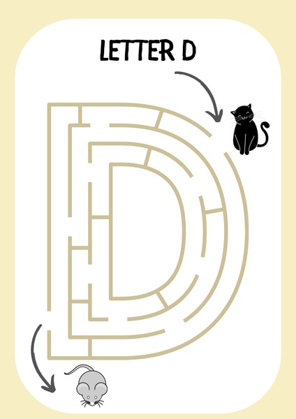 Maze - Letter D
