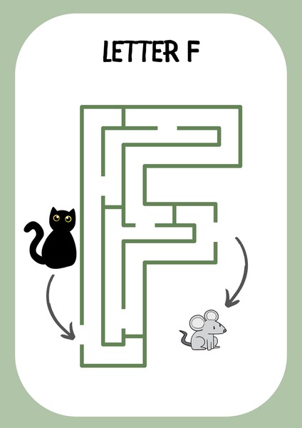 Maze - Letter F