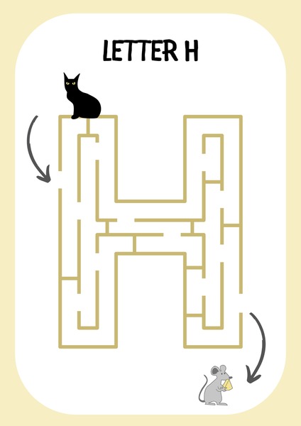 Maze - Letter H