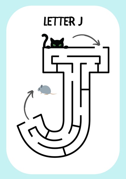 Maze - Letter J