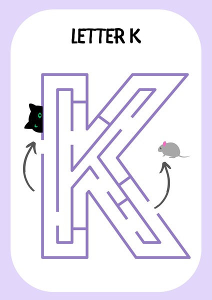 Maze - Letter K