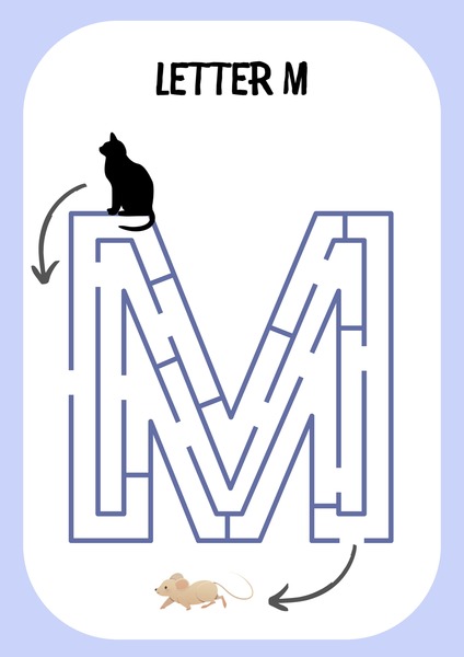 Maze - Letter M