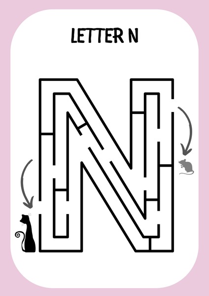 Maze - Letter N