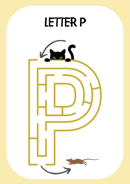 Maze - Letter P