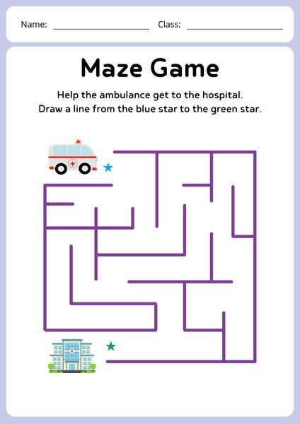 Maze Game - Hospital