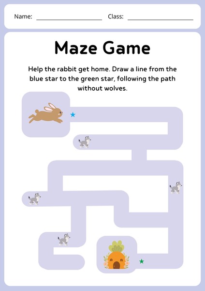 Maze Game - Rabbit