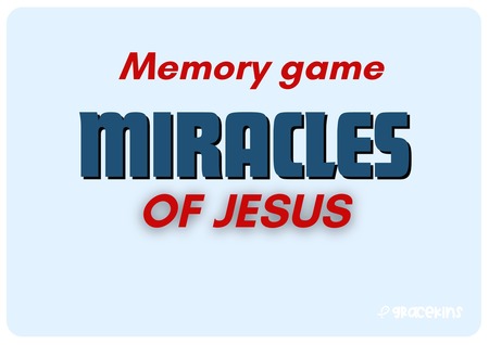 Memory Game - Miracles of Jesus