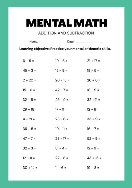 Mental Math