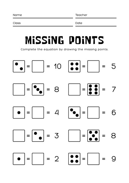 Missing Dots
