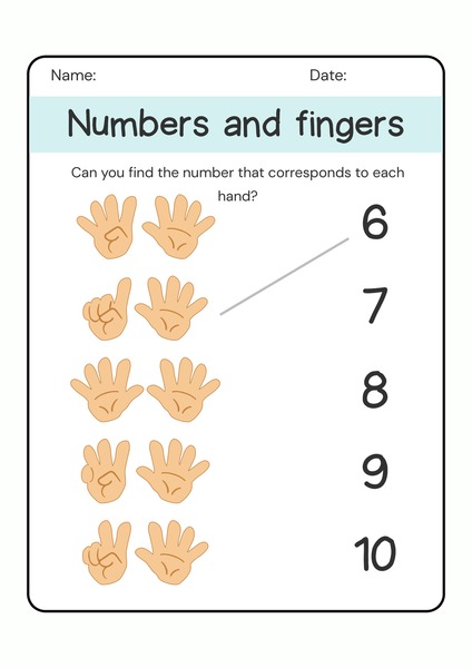 Numbers and Fingers v.2