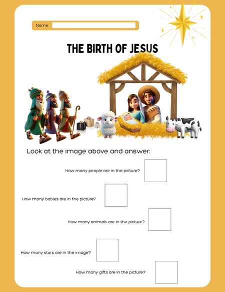 Observe and Answer - The Birth of Jesus