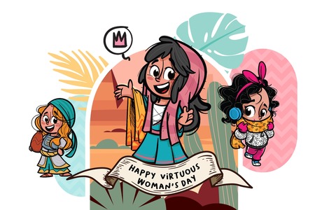 Poster - Happy Virtuous Woman's Day v.2